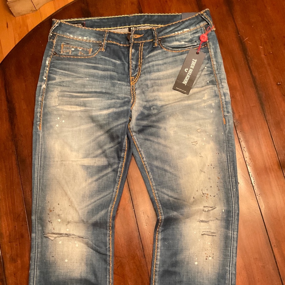 NWT TRUE RELIGION “BILLIE” STRAIGHT LEG JEANS